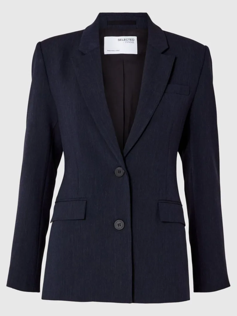klassisk_fit_blazer_5.webp Jakkesæt & Blazers>SELECTED KLASSISK FIT BLAZER Blue