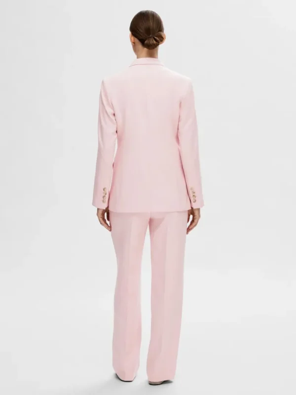 Jakkesæt & Blazers>SELECTED KLASSISK FIT ENKELTRADET BLAZER Pink