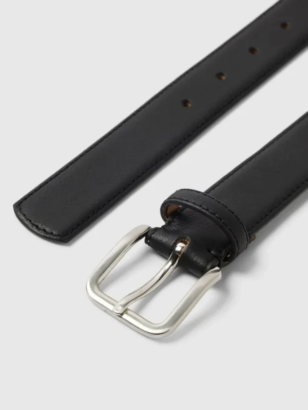 Accessories>SELECTED KLASSISK LÆDERBÆLTE Black