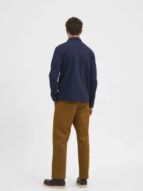 Overtøj | Skjorter>SELECTED KLASSISK OVERSHIRT Blue