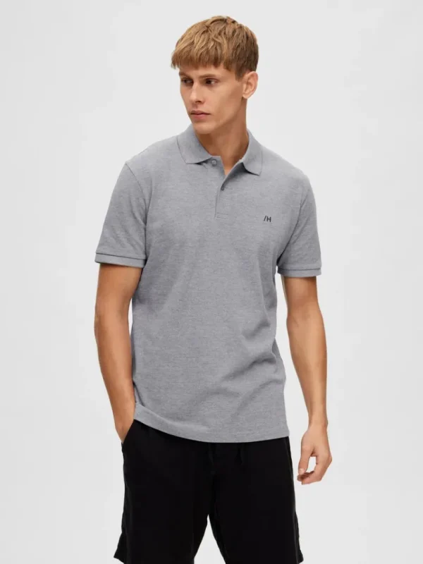 Poloer>SELECTED KLASSISK POLO Grey