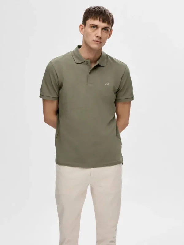 Poloer>SELECTED KLASSISK POLO Green