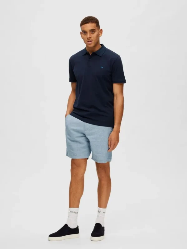 Poloer>SELECTED KLASSISK POLO Blue