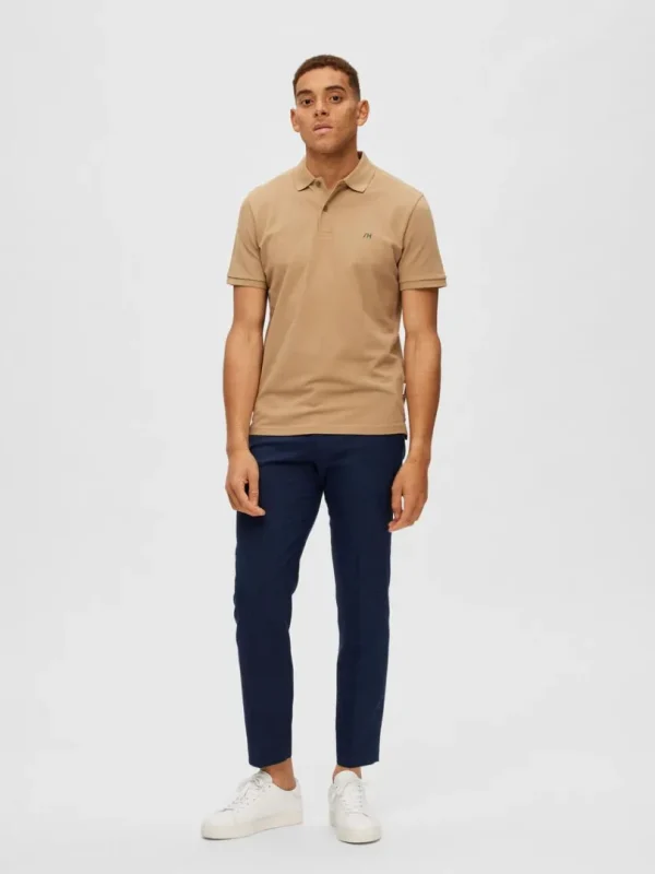 Poloer>SELECTED KLASSISK POLO Brown