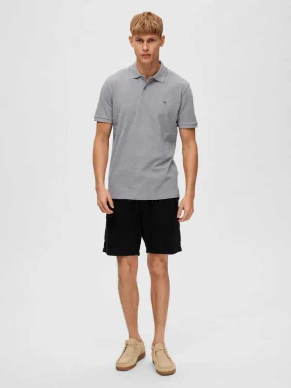 Poloer>SELECTED KLASSISK POLO Grey