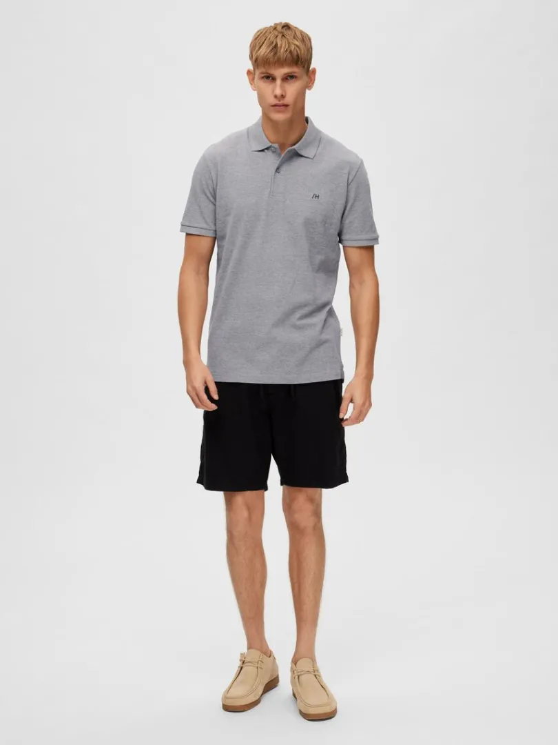 klassisk_polo_1-4.webp Poloer>SELECTED KLASSISK POLO Grey