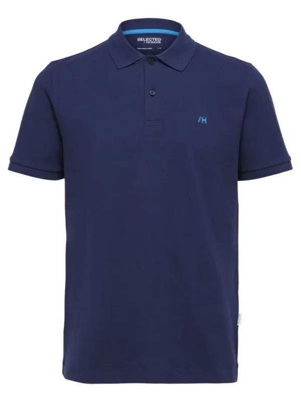 Poloer>SELECTED KLASSISK POLO Blue
