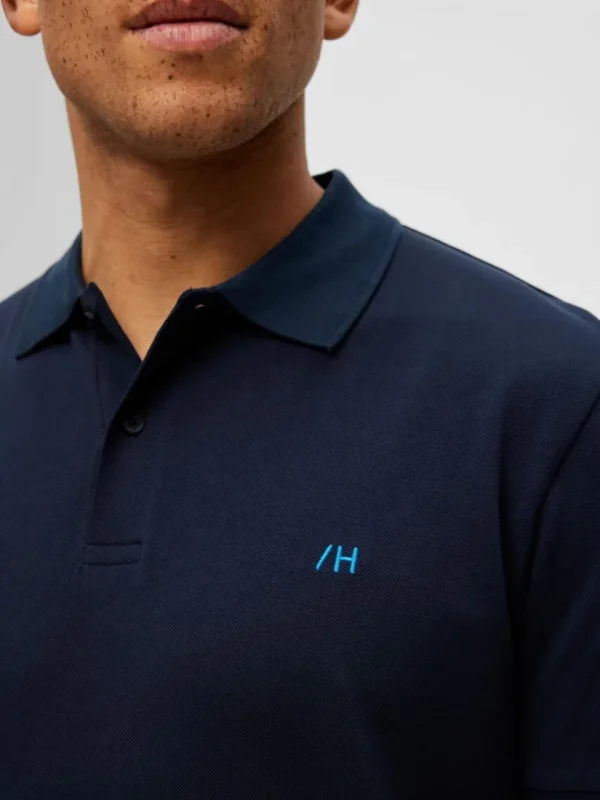 Poloer>SELECTED KLASSISK POLO Blue