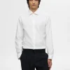 Skjorter>SELECTED KLASSISK SLIM FIT SHIRT White