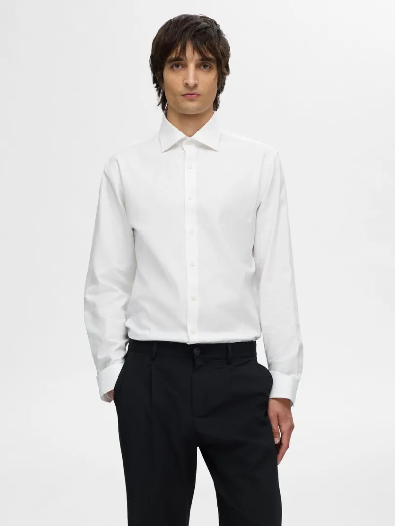 klassisk_slim_fit_shirt_0-1.webp Skjorter>SELECTED KLASSISK SLIM FIT SHIRT White