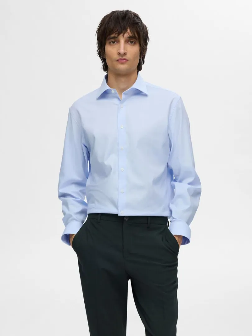 klassisk_slim_fit_shirt_0.webp Skjorter>SELECTED KLASSISK SLIM FIT SHIRT Blue