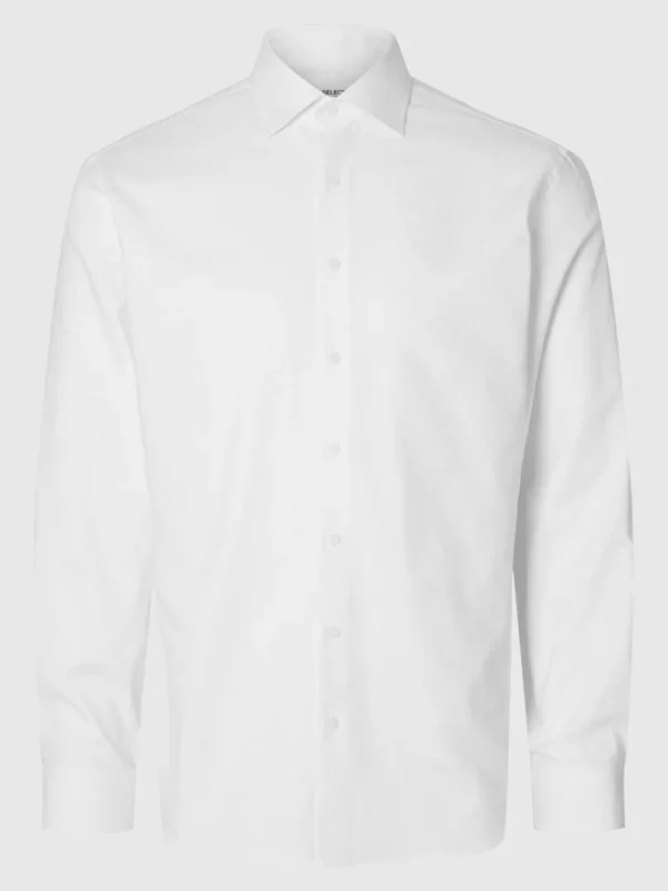 Skjorter>SELECTED KLASSISK SLIM FIT SHIRT White