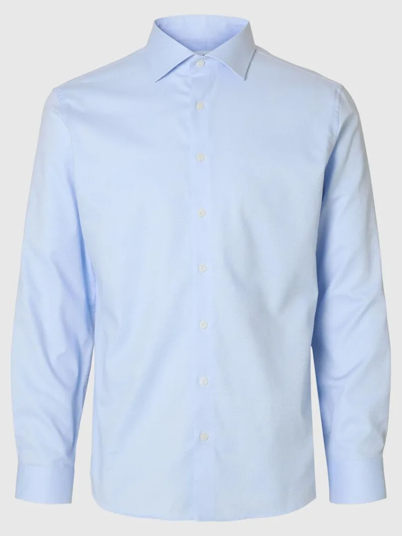 klassisk_slim_fit_shirt_4.webp Skjorter>SELECTED KLASSISK SLIM FIT SHIRT Blue