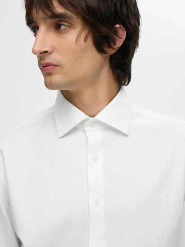 Skjorter>SELECTED KLASSISK SLIM FIT SHIRT White