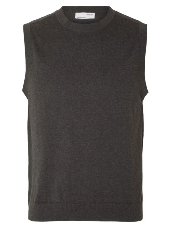 Strik>SELECTED KLASSISK STRIK VEST Grey