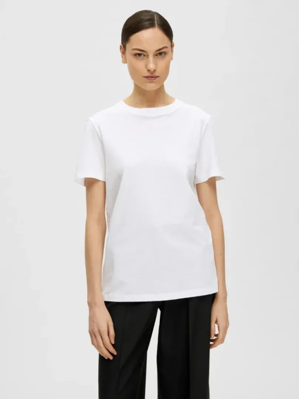 T-shirts>SELECTED KLASSISK T-SHIRT White