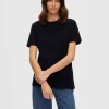 T-shirts>SELECTED KLASSISK T-SHIRT Black