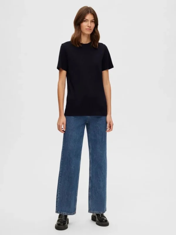 T-shirts>SELECTED KLASSISK T-SHIRT Black
