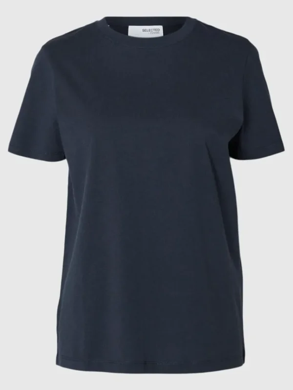 T-shirts>SELECTED KLASSISK T-SHIRT Blue