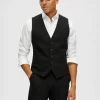 Jakkesæt & Blazers>SELECTED KLASSISK VEST Black