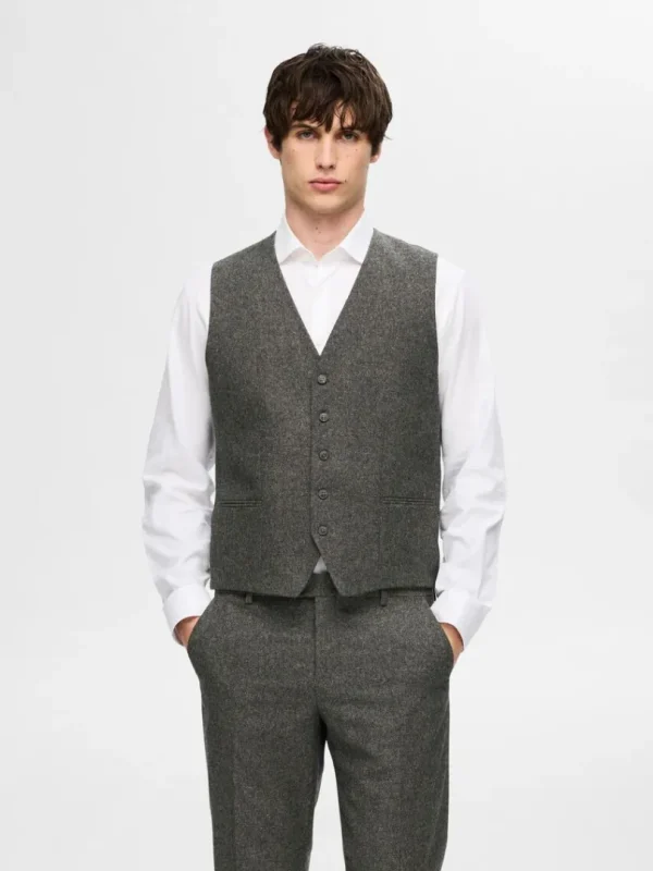 Jakkesæt & Blazers>SELECTED KLASSISK VEST Grey