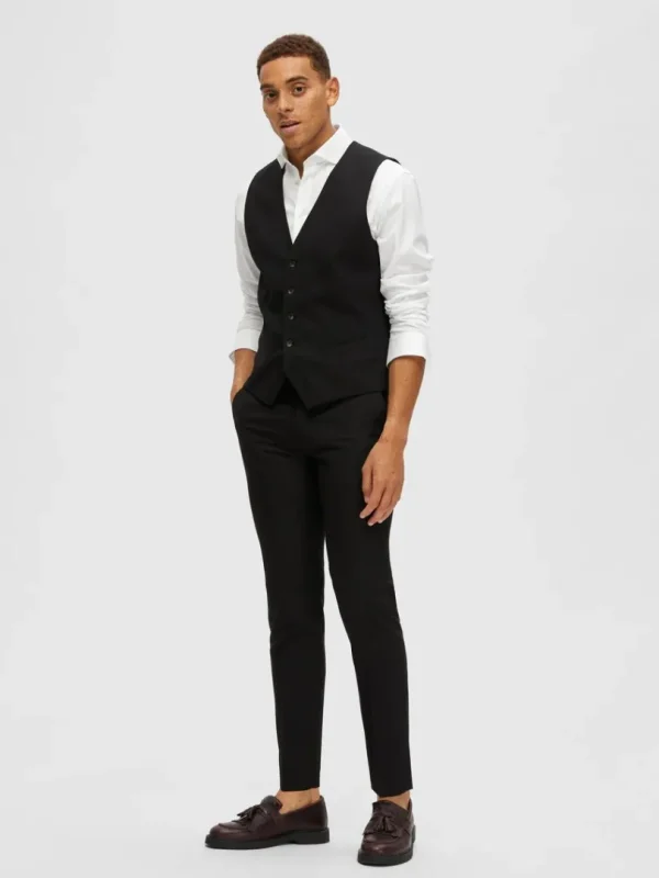 Jakkesæt & Blazers>SELECTED KLASSISK VEST Black