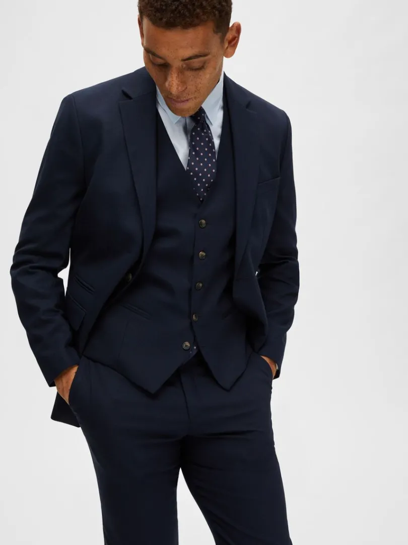 klassisk_vest_2-3.webp Jakkesæt & Blazers>SELECTED KLASSISK VEST Blue