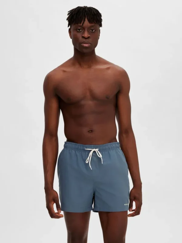 Shorts>SELECTED KLASSISKE BADESHORTS Blue