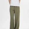 Bukser>SELECTED KLASSISKE BREDE BUKSER Green
