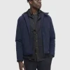 Overtøj>SELECTED KORT DYNEJAKKE Blue