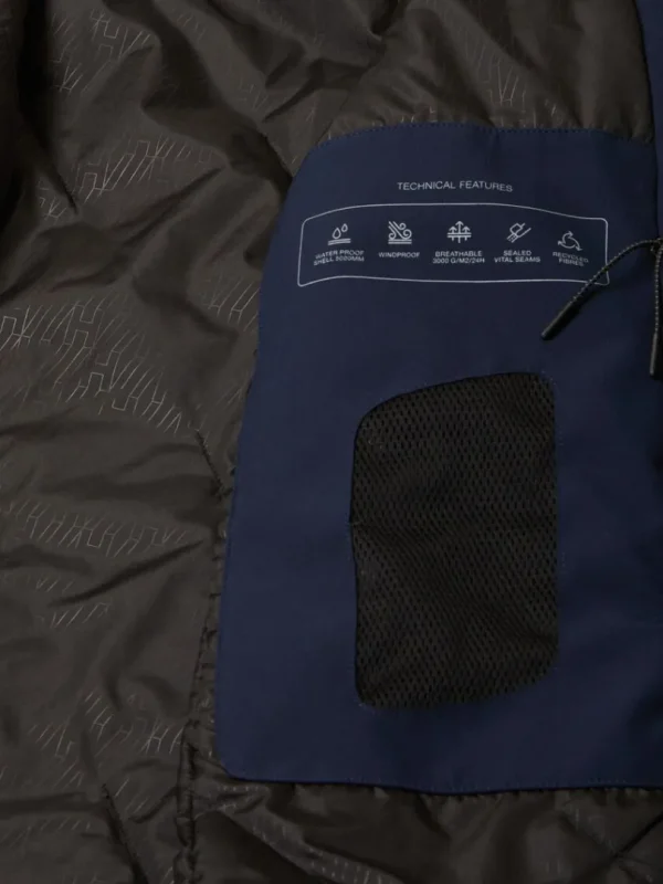Overtøj>SELECTED KORT DYNEJAKKE Blue