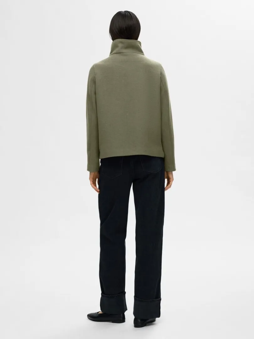 kort_jakke_4.webp Overtøj>SELECTED KORT JAKKE Green