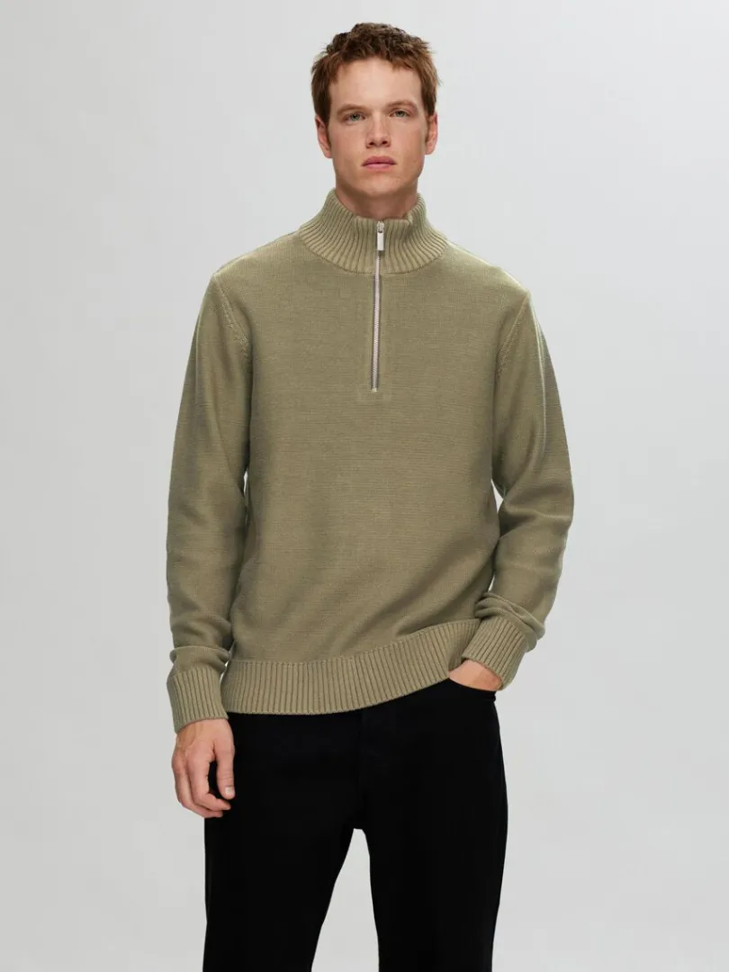kort_lynls_pullover_0-12.webp Strik>SELECTED KORT LYNLÅS PULLOVER Green