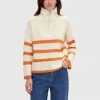 Strik>SELECTED KORT LYNLÅS PULLOVER Beige