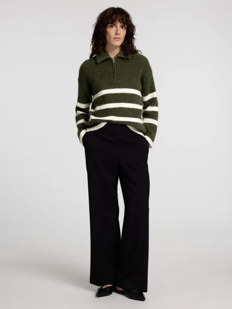 kort_lynls_pullover_1-2.webp Strik>SELECTED KORT LYNLÅS PULLOVER Green