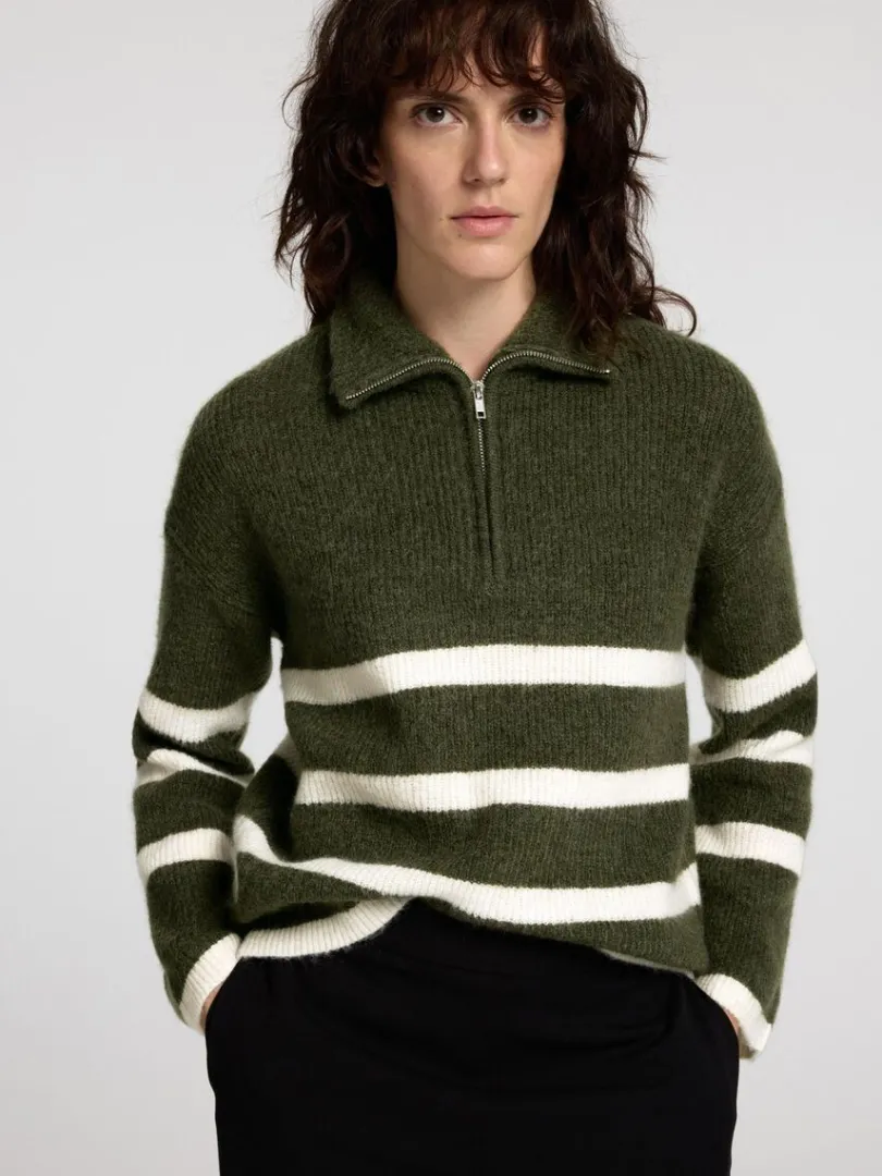 kort_lynls_pullover_3-2.webp Strik>SELECTED KORT LYNLÅS PULLOVER Green