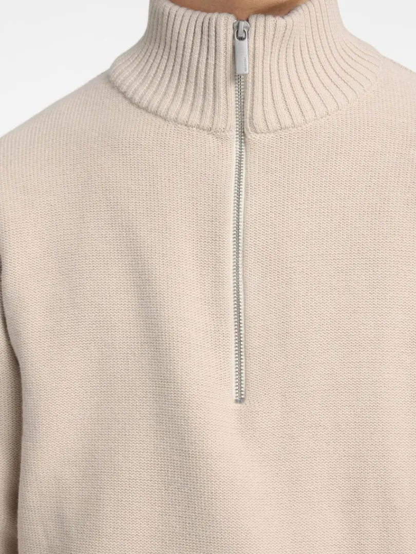 kort_lynls_pullover_3-8.webp Strik>SELECTED KORT LYNLÅS PULLOVER Beige