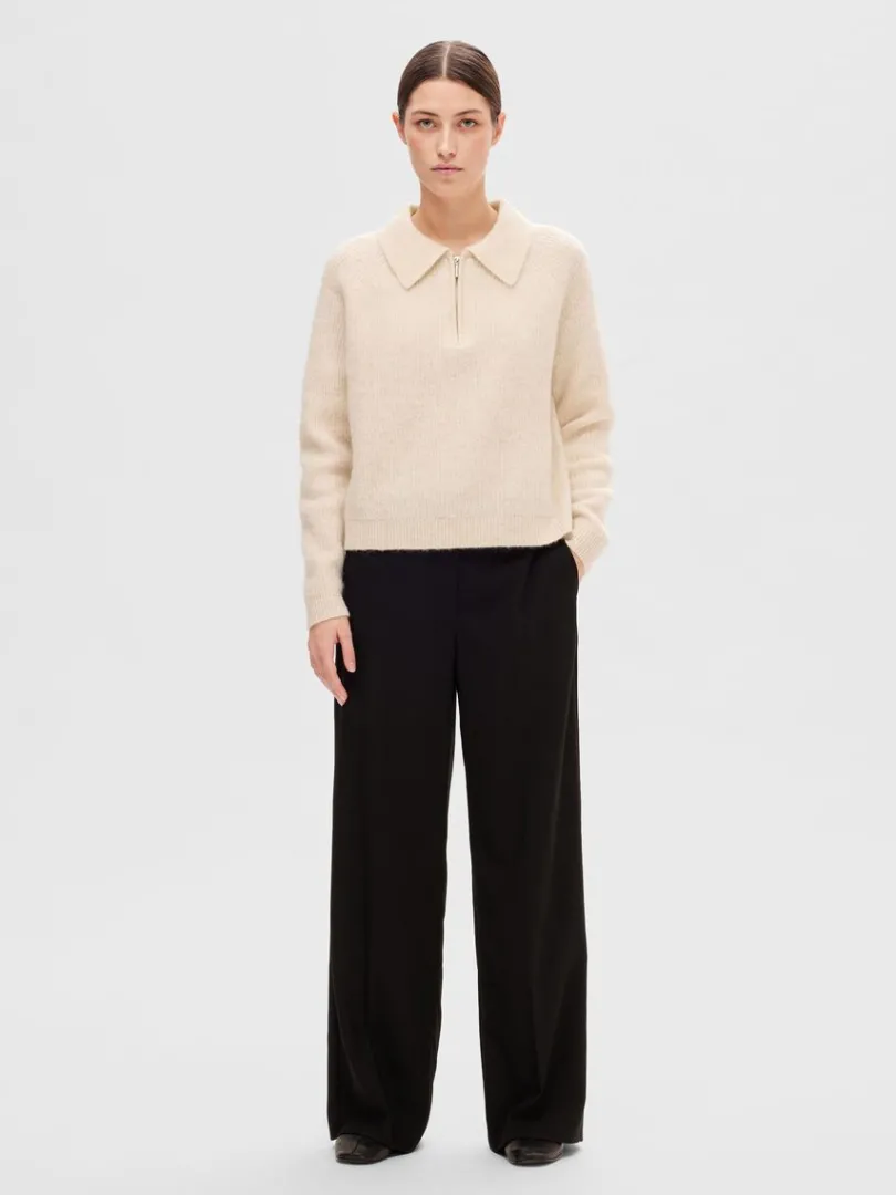 kort_lynls_strikket_top_1.webp Strik>SELECTED KORT LYNLÅS STRIKKET TOP Beige