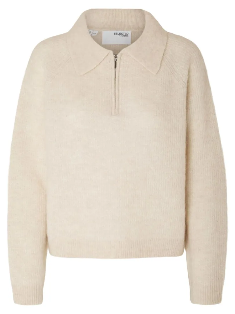 kort_lynls_strikket_top_5.webp Strik>SELECTED KORT LYNLÅS STRIKKET TOP Beige