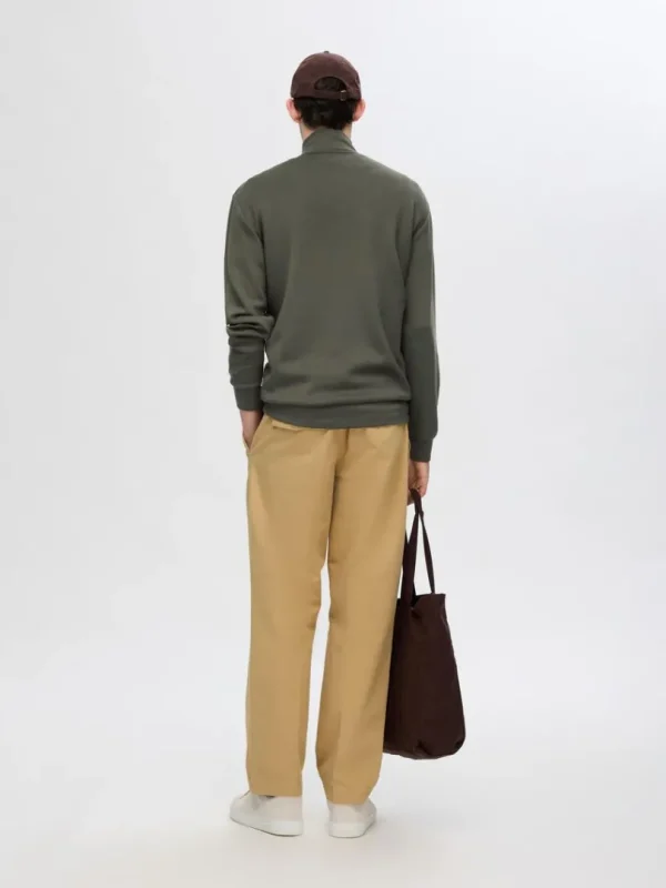 Hættetrøjer & Sweatshirts>SELECTED KORT LYNLÅS SWEATSHIRT Green