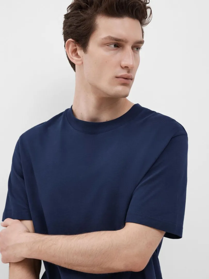 kortrmet_afslappet_fit_ts_2-3.webp T-shirts>SELECTED KORTÆRMET AFSLAPPET FIT T-SHIRT Blue
