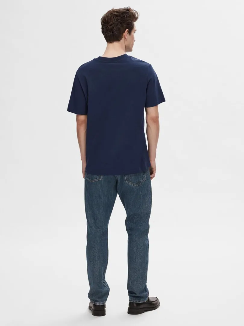 kortrmet_afslappet_fit_ts_4-3.webp T-shirts>SELECTED KORTÆRMET AFSLAPPET FIT T-SHIRT Blue
