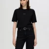 T-shirts>SELECTED KORTÆRMET BOMULD T-SHIRT Black