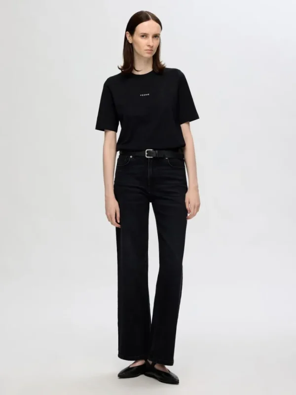 T-shirts>SELECTED KORTÆRMET BOMULD T-SHIRT Black