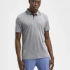 Poloer>SELECTED KORTÆRMET COOLMAX® POLO Grey