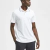 Poloer>SELECTED KORTÆRMET COOLMAX® POLO White