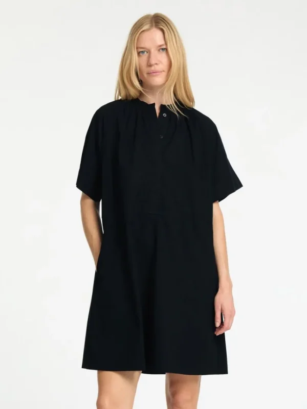 Kjoler>SELECTED KORTÆRMET KORT KJOLE Black