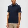 Poloer>SELECTED KORTÆRMET POLO Blue