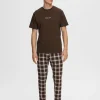 T-shirts>SELECTED KORTÆRMET SÆT Brown
