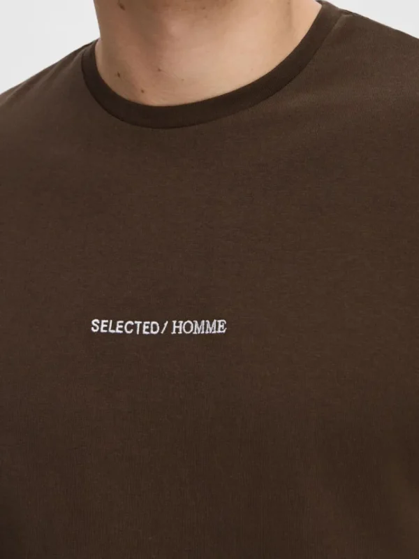 T-shirts>SELECTED KORTÆRMET SÆT Brown